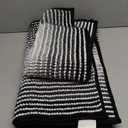 BSICPRO Bathroom Rugs and Mats Sets, 2 Piece Thick Absorbent Chenille Bath Mat Rug Set Non Slip, Soft Shaggy Bath Room Floor Mats for Bathroom, Machine Washable (20" x 47" Plus 16" x 24", Black)