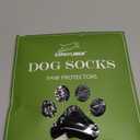 EXPAWLORER 6PCS Anti-Slip Dog Socks to Prevent Licking Paws,Dog Shoes for Hot Pavement,Best Paw Protector Traction Control on Hardwood Floor,Dog Booties for Puppy Small Medium Large Senior Dogs (Grey)