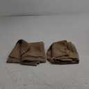 Chyhomenyc Brown Short Blackout Curtains 30 Inch Length, Small Kitchen Curtain Tier Rod Pocket Half Window Curtains for Bathroom Basement Cabinet Camper RV Bunk, 2 PCS, Each 30" Wx30 L