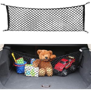 Cargo Net for SUV - Car Trunk Net Stretchable Truck Bed Cargo Net Trunk Organizer for Car