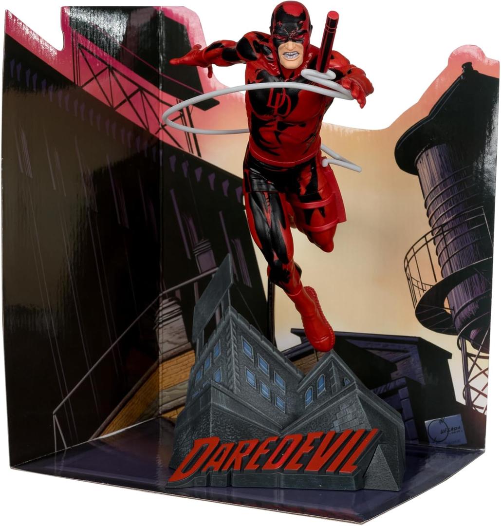McFarlane Toys - Marvel Daredevil 1:10th Scale Collectible with Scene (Daredevil #600) McFarlane Toys - Marvel Daredevil 1:10th Scale Collectible with Scene (Daredevil #600)