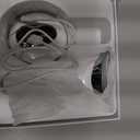 Red Light Therapy for Face and Neck, 7 Color Facial Massager with Adjustable Vibration and Thermals for Wrinkles, Double Chin, Portable Skin Care Tool with Base, White