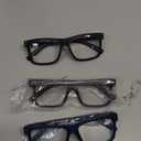 Eyekepper 3-pack Oversized Reading Glasses Square Large Frame Readers for Men and Women +2.25