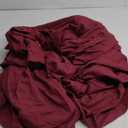 Extra Deep Cal King Sheet Set - 6 Piece Breathable and Cooling Sheets - Hotel Luxury Bed Sheets Set - Easy Fit - Soft, Wrinkle Free and Comfy Sheets Set - Burgundy Sheet Set with Extra Deep Pockets