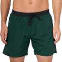 BOSS Men's Starfish 6" Swim Trunks (Large, Pine Tree Green)