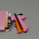 Stitch Gun for Clothes - Handheld Stitch Gun Quick Clothing Fixer - Tagging Gun - Includes 6 Needle, 1000 Black Fasteners & 1000 White Fasteners (Pink,Orange)