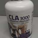 Bronson CLA 3000 Extra High Potency Supports Healthy Weight Management Lean Muscle Mass Non-Stimulating Conjugated Linoleic Acid 120 Softgels EXP: 05/2028