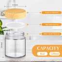 Norme 120 Pcs 4oz Glass Jars with Lids