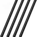 Zonon 4 Pack 2 Pair of 110lb Heavy Duty Garage Door Extension Springs, 25" Long Stretch Springs, Double Loop Ends, High Precision Electrophoresis Black Coated, for 7ft High Garage Doors
