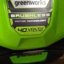 Greenworks 40V 21" Brushless Cordless (Self-Propelled) Lawn Mower (75+ Compatible Tools), 5.0Ah Battery and Charger Included