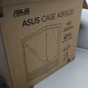 ASUS A31 PLUS Black ATX pc case (hidden-connector motherboards, 360mm radiators and 380mm graphics cards, four pre-installed ARGB fans, clean cable management)