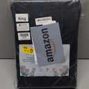 VACVELT 4pcs Extra Deep Pocket Satin Sheets King Size Bed Set, Black Satin Sheet Set Fit 18-24 Inch Deep Pocket Mattress, Silky & Luxury Satin Bedding Set Soft & Ultra Deep Fitted Sheet Set