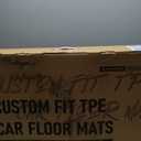 TPE All-Weather Floor Mats for Toyota Camry 2018-2024 (Not for Hybrid) | Custom Fit Floor Liners | 1st & 2nd Row Protection | Durable, Odorless, Easy to Clean (3-Piece Set, Black)