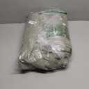 Light Sage Green Back Tab Blackout Curtains for Boys Room Girls 72 Inch Length 2 Panel Cotton Linen Look Window Treatments Thick Soundproof Curtains for Doors Living Room Darkening Drapes Cottagecore