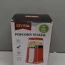 OSTBA Popcorn Maker, 1200W Mini Retro Air Popper Popcorn Machine, 12 Cups Hot Air Popcorn Popper Electric with Butter Tray, Oil-Free One-Button Control, Compact Design for Home & Gifts