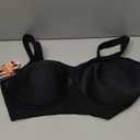 SHAPERMINT Wireless Bras for Women No Underwire  Small to Plus Size Bralettes with Support and Natural Lift (4XL: 44G, 46DD/EG, 48DDDD/F, Black, Fixed Straps)