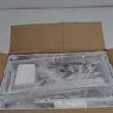 2-Pack Under Sink Storage Organizer, Large 2-Tier Elegant Mesh Pull Out Shelf for Kitchen and Bathroom Cabinet Organization, L-Shaped and Adjustable Height Design for Maximum Space Efficiency-White (2 Pack-15.74"Dx11.4"-16.14"H)