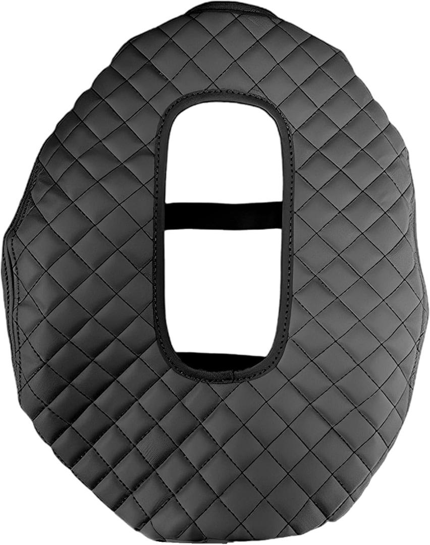 Tressify Silverado Arm Rest Cover, Pu Leather, Black