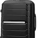 Samsonite Freeform Hardside Carry-On Luggage with Spinner Wheels - Hardshell Suitcase - TSA, Airline-Approved - Expandable Hard Shell, Smooth Rolling Wheels for Lightweight Travel  Black