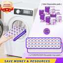 2 x 8 Pack Reusable Mop Pads for Swiffer PowerMop, Power Mop Refills 15'' Microfiber Pads Refills Machine Washable Dry Wet Use for Hardwood Floor Cleaning