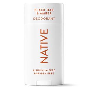 Native Deodorant Contains Naturally Derived Ingredients, 72 Hour Odor Control, Deodorant for Women and Men, Aluminum Free, Black Oak & Amber 2.65oz
