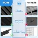 2-Pack 20"x20" Gable Vents Premium Aluminum Vents for Attic, Garage, or Exterior Wall Use 18"x18" Vent Opening for Smooth Air Exchange