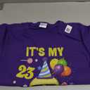 23rd Birthday Gifts It's My Golden Birthday 23 Years Old WY2 T-Shirt Medium