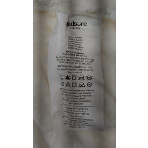 Bedsure GentleSoft White Throw Blanket for Couch - Cozy Blanket for Women, Cute Fleece Throw for Girls, Christmas Birthday Gifts for Women Men Teen, Room Home Boho Decor, Off White, 50x60 Inches