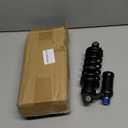 MEROCA Adjustable Air Spring Coil Over Shock Absorber for Mountain Bikes, 190-265mm, 550LBS Spring, Rebound, Compression, Preload, and Air Pressure (200-300 PSI) Fits MTB/Downhill/eBikes