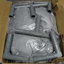 Large Baby Playpen for Babies and Toddlers, Playpen 7450, Large Baby Play Yards Indoor & Outdoor, Sturdy Safety Baby Play Pen with Soft Breathable Mesh, Toddlers Activity Center with Anti-Slip Base (Grey)