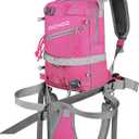 Ski and Snowboard Harness with Training Leash for Kids - Teach Your Child The Fundamentals of Skiing or Snowboarding (Pink)