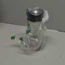 TEAVOR MagnaDrop Tea Tumbler  Double Wall Glass Tea Infuser Cup with Magnetic Steep Control & Bead Switch, Leakproof Travel Mug for Loose Leaf, 12.5oz (Midnight Black)