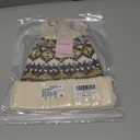 Kids Winter Knit Beanie Hat for Boys Girls Age 3-8 with Faux Fur Pom Warm Fleece Lined
