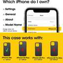 OtterBox iPhone 17e & iPhone 16e (Only) - Defender Series Case - Black - Case Only - Rugged & Durable - with Port Protection - Microbial Defense Protection