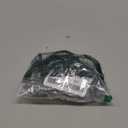 Hotop 30 Pcs Metal Drapery Curtain Rings 0.98/1.26/1.65 inch Interior Diameter and 30 Pcs Hanging Curtain Drapery Pin Hooks for Window Door Shower(Black,32 mm)