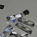 Gaoye Professional Reading Glasses for All Day - Computer Readers with Blue Light Protection - Value Pack (B1-5 Pack Light Black)