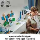 LEGO Editions Lionel Messi – Celebration - Building Set for Boys & Girls, Ages 14+ - Collectible Soccer Gift for Fans - Kids Bedroom or Shelf Decor - 43018