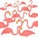Galashield Pink Flamingo Yard Decorations Pack of 12 Flamingos Decor Ornaments for Outdoor Lawn and Garden