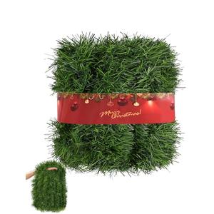 20FT Artificial Christmas Twist Garland - Soft Green Vine Greenery for Wedding Party Home Decor - Indoor Outdoor Festive Hanging Decorations