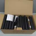 Super Bright Solar Pathway Lights Outdoor Powered 8 Pack,Adjustable Warm&Cool White,Waterproof IP65 Solar Garden Decor Landscape Lighting Outside for Front Yard/Patio/Walkway/Driveway/Lawn/Path Light (Obsidian Black)