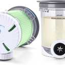 Vione 2pack Swirl CREAMi Pints and Lids Compatible with Ninja Swirl NC700 Series Ice Cream Makers, BPA-Free & Dishwasher Safe
