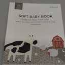 Soft Baby Book with Touch and Feel Pages - Cute Sensory Book for Babies 0-6, 6-12 & 12-18 Months with Mirror & Crinkle Paper - The Perfect Christmas Toy for Baby Showers Or as a Newborn/Infant Gift