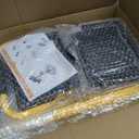 LED Light Work Stand: 21000LM Portable Lighting for Job Site, Construction & Garage Workshop Yellow