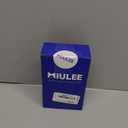 MIULEE Solid Color Sheer Curtains 84 Inches Long 2 Panels Set - Elegant Lightweight Grommet Light Filtering Window Voile Panels/Drapes/Treatment for Bedroom Living Room W42 x L84 Inch, Chocolate