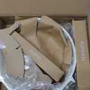 GiPP Nonstick Frying Pan Skillet - 9.5" White Granite Non Stick Fry Pans, Omelette Pan Healthy Stone Cookware Compatible with All Stovetops, PFOA Free