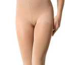 MANZI Run Resistant Control Top Panty Hose Opaque Tights (L)