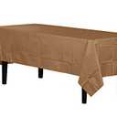 Gold Plastic Table Cover, 2, 54x108