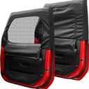 Side Car Window Sunshades for Jeep Wrangler JK JL Gladiator JT Accessories, 2 Pcs Front Window Sun Shade Privacy Full Covers/Half Shade for Jeep Wrangler, Window Curtains for Baby Protection