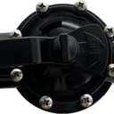 4724 4716 263038 2 Port 1.5 & 2 Inch Positive Seal Valve Replacement for Spa Diverter Valve (Black)