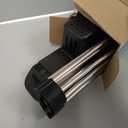 CLNGAI Roll Up Dish Drying Rack,Expandable Over The Sink Dish Drainer,Stainless Steel Kitchen Rolling Sink Rack with Utensil Holder,Length Up to 22.3" (Black)